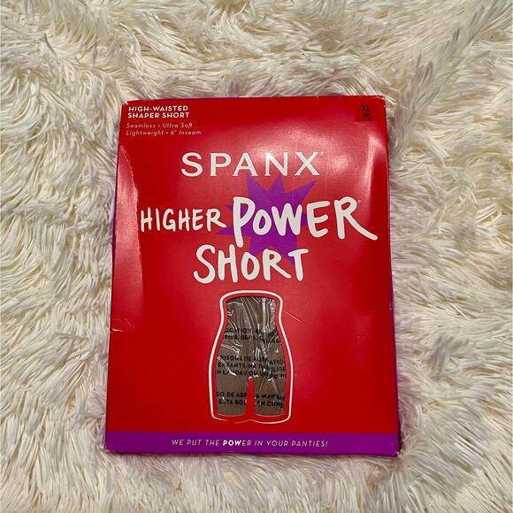 Shapewear Spanx Higher Power Short – Donna Taglia XL, Beige, Senza Cuciture - Foto 5